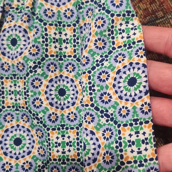 Stainglass Green Jcrew Dress - Picture 5 of 10